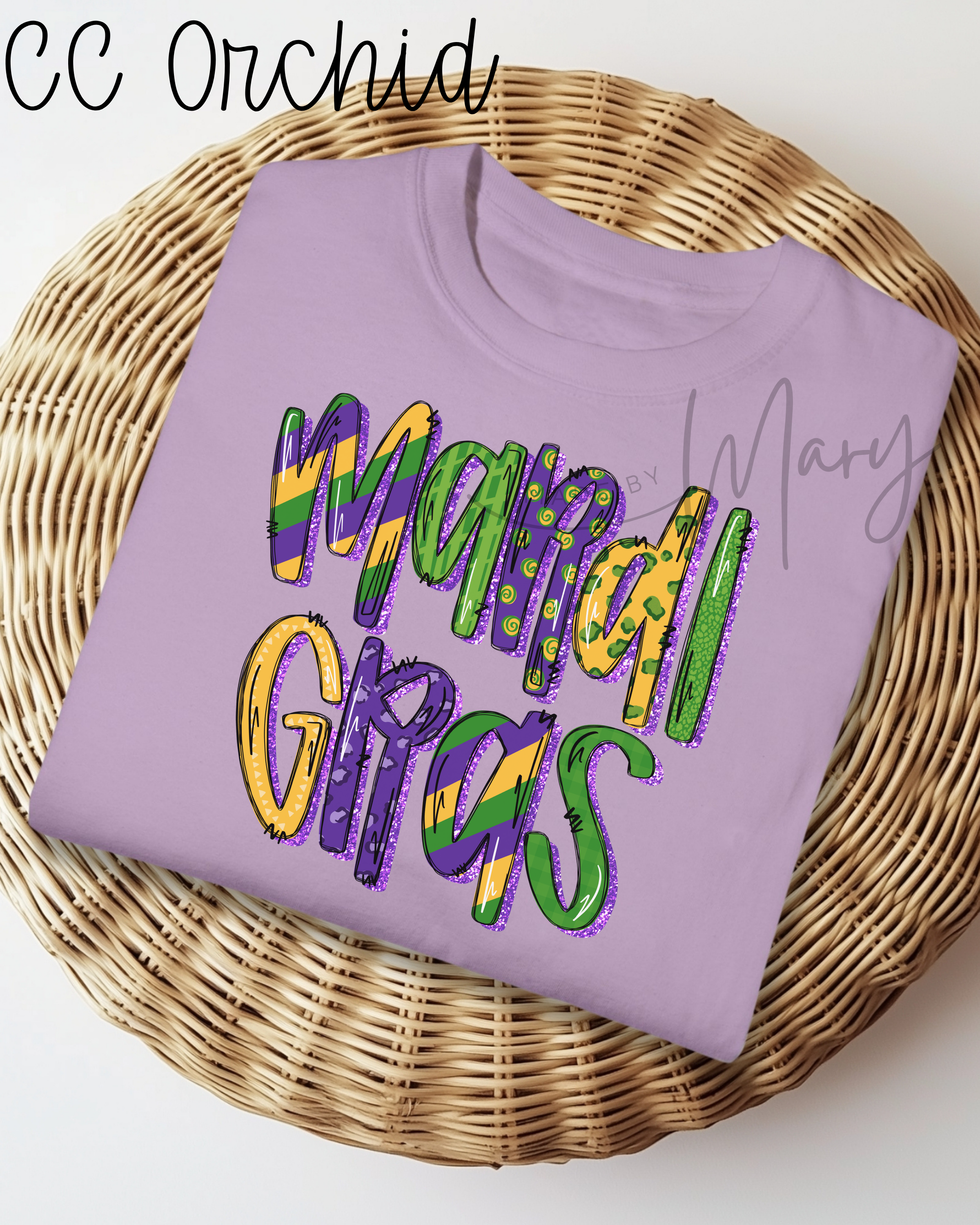 Youth/Adult Mardi Gras Tee