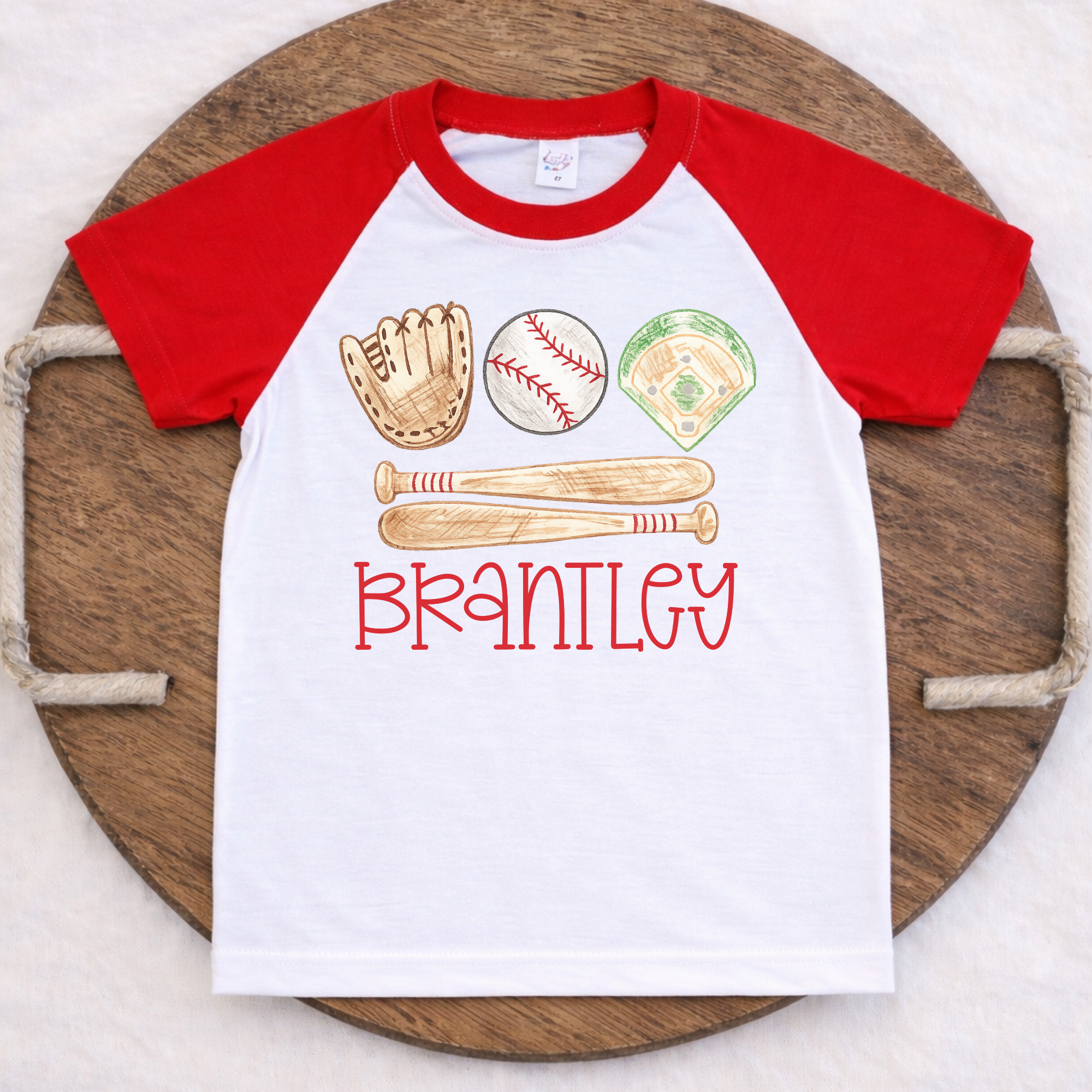 Boys Simple Baseball Tee