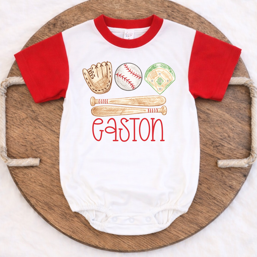Boys Simple Baseball Tee