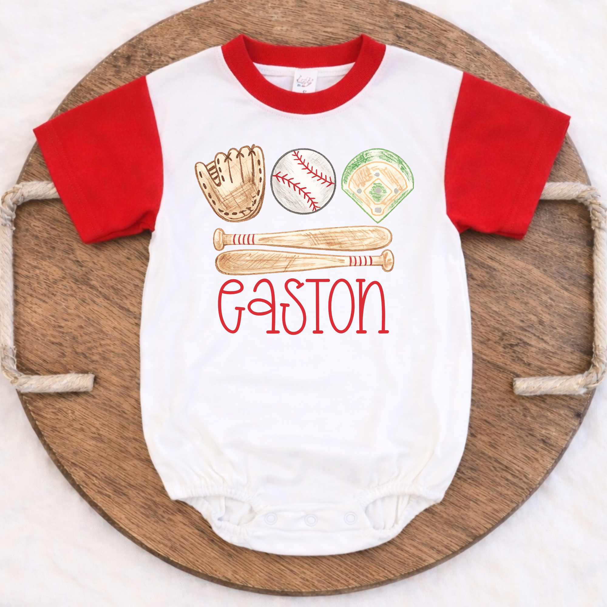 Boys Simple Baseball Tee