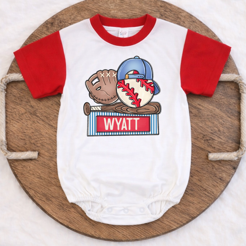 Boys Red White & Blue Tee