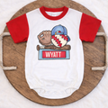 Boys Red White & Blue Tee