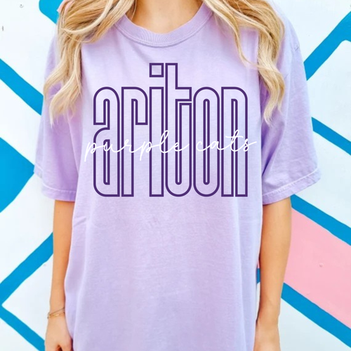 Ariton Purple Cats Oversized